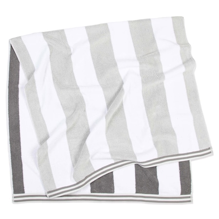 Monarch Brands Aston & Arden Reversible Beach Towel - Light Grey/Dark Grey PNP-REV-CABANA-LG/DG